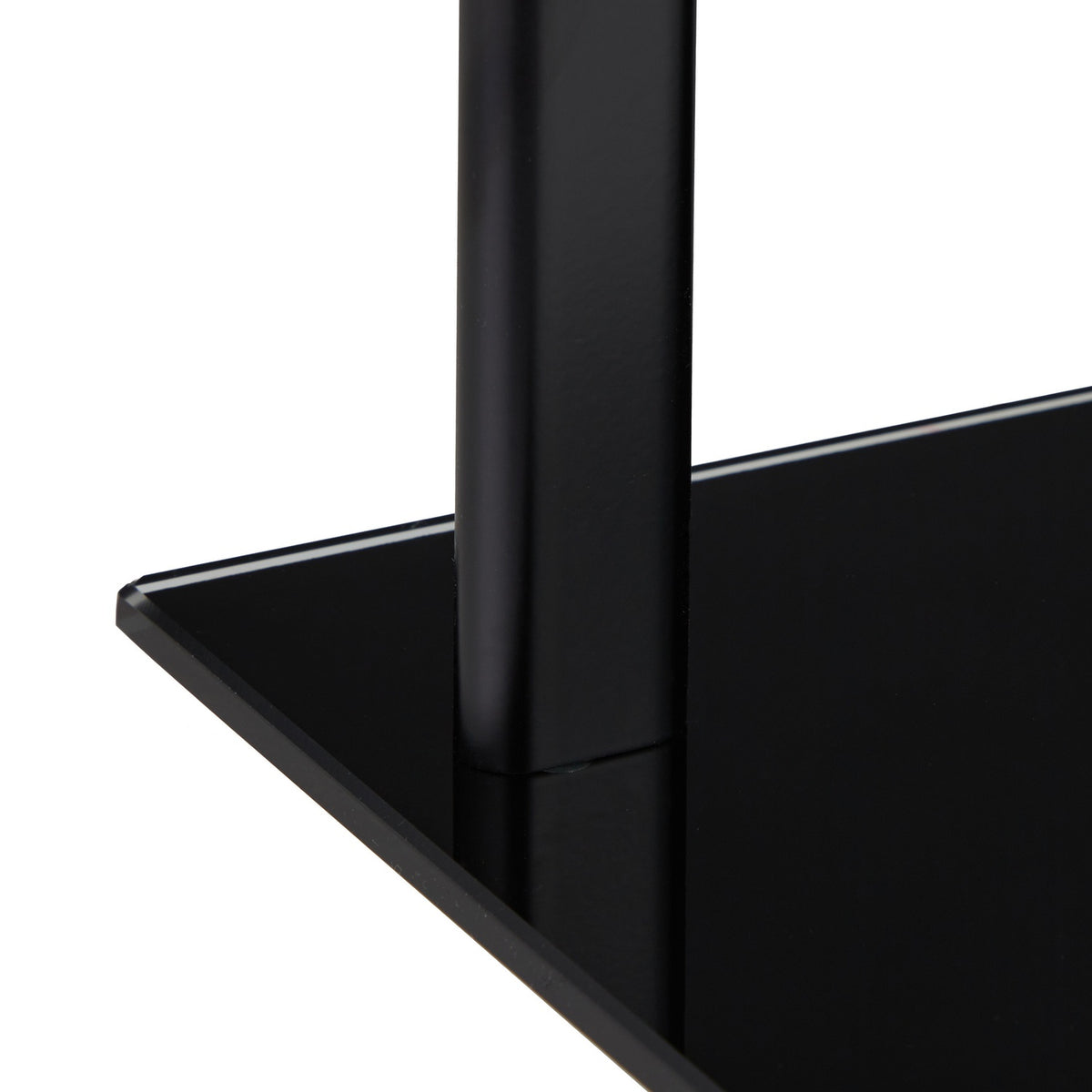 Black towel hanger with 3 bars