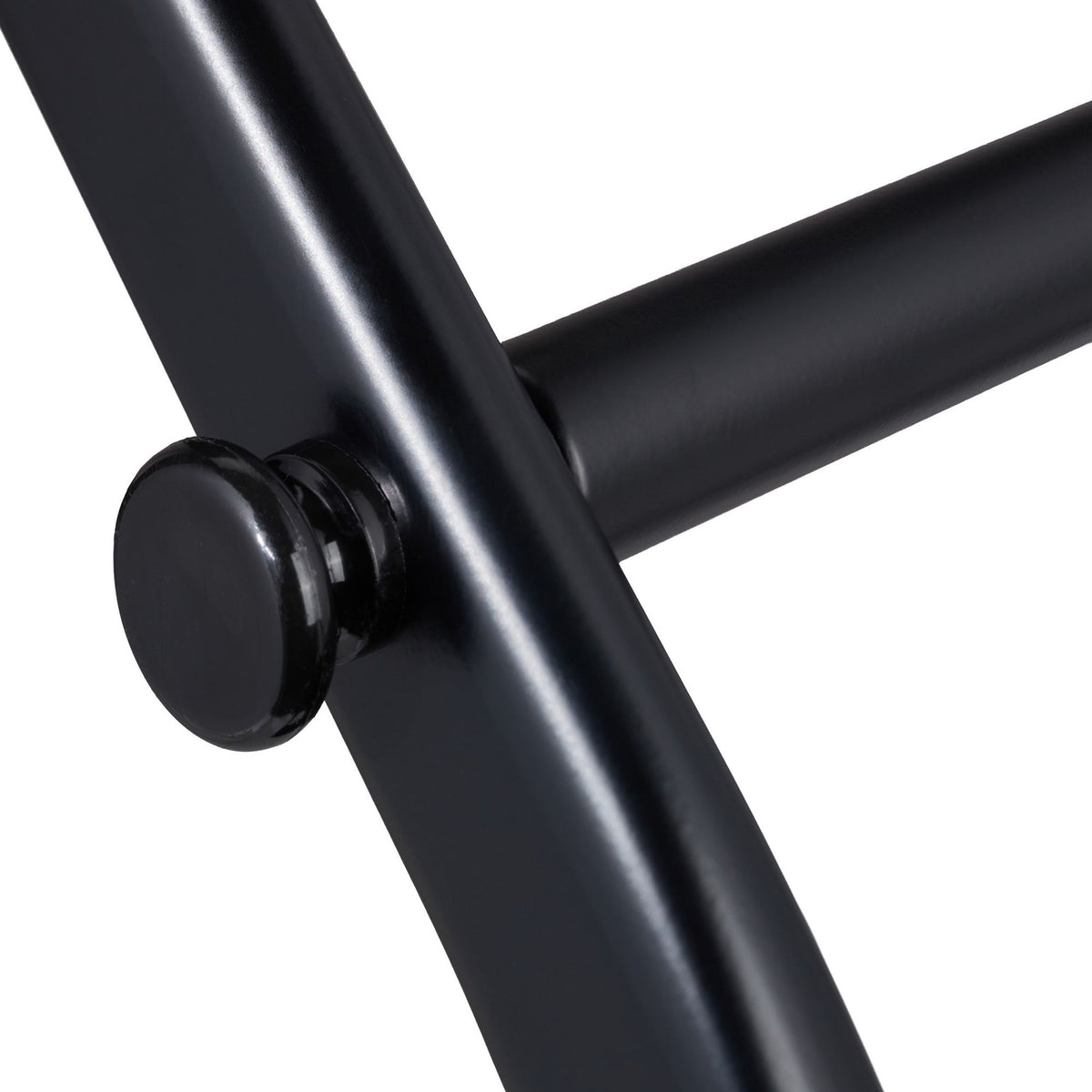 Black towel rack with 3 bars