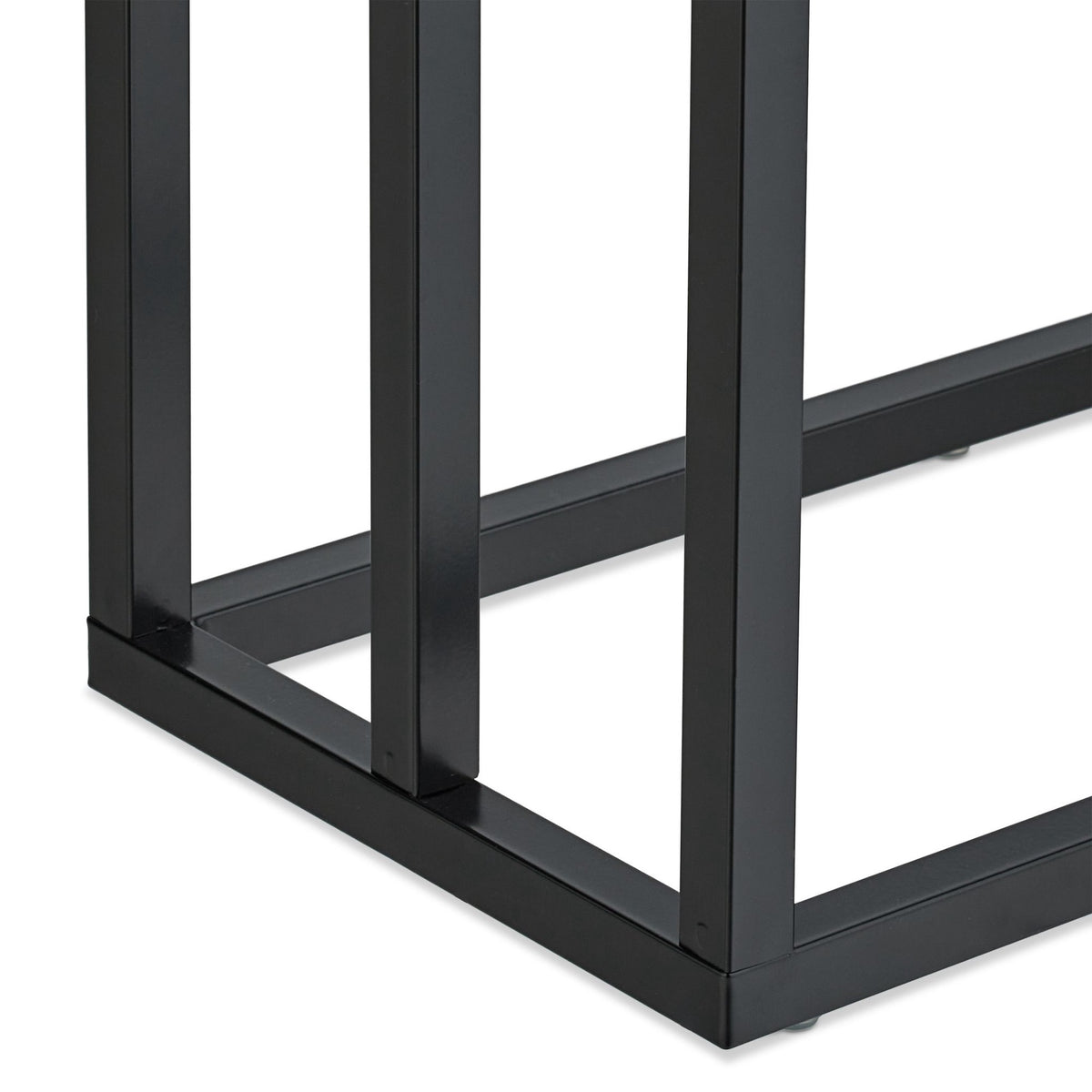 Black towel rail 3 rails