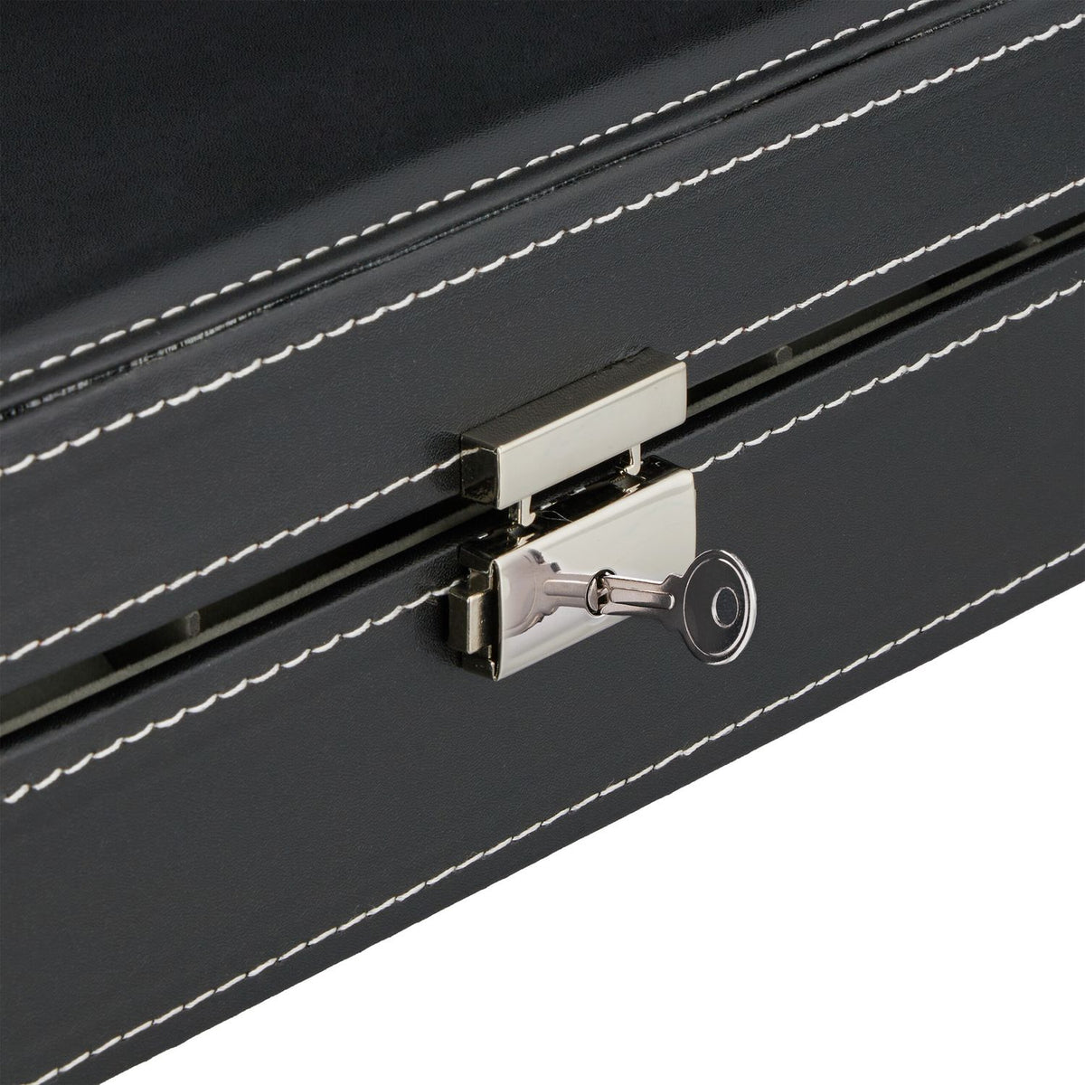 Black watch box for 8 watches