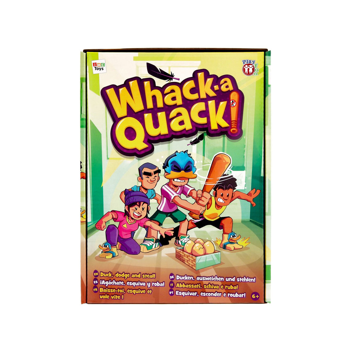 Blindfolded Duck Party Game, Inflatable Hammer, 2-6 Players