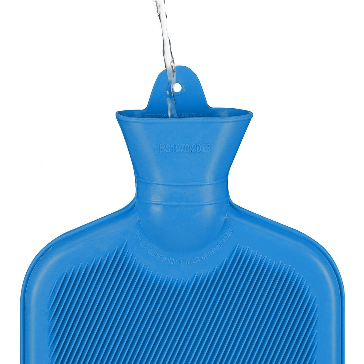 Blue Hot Water Bottle 2L