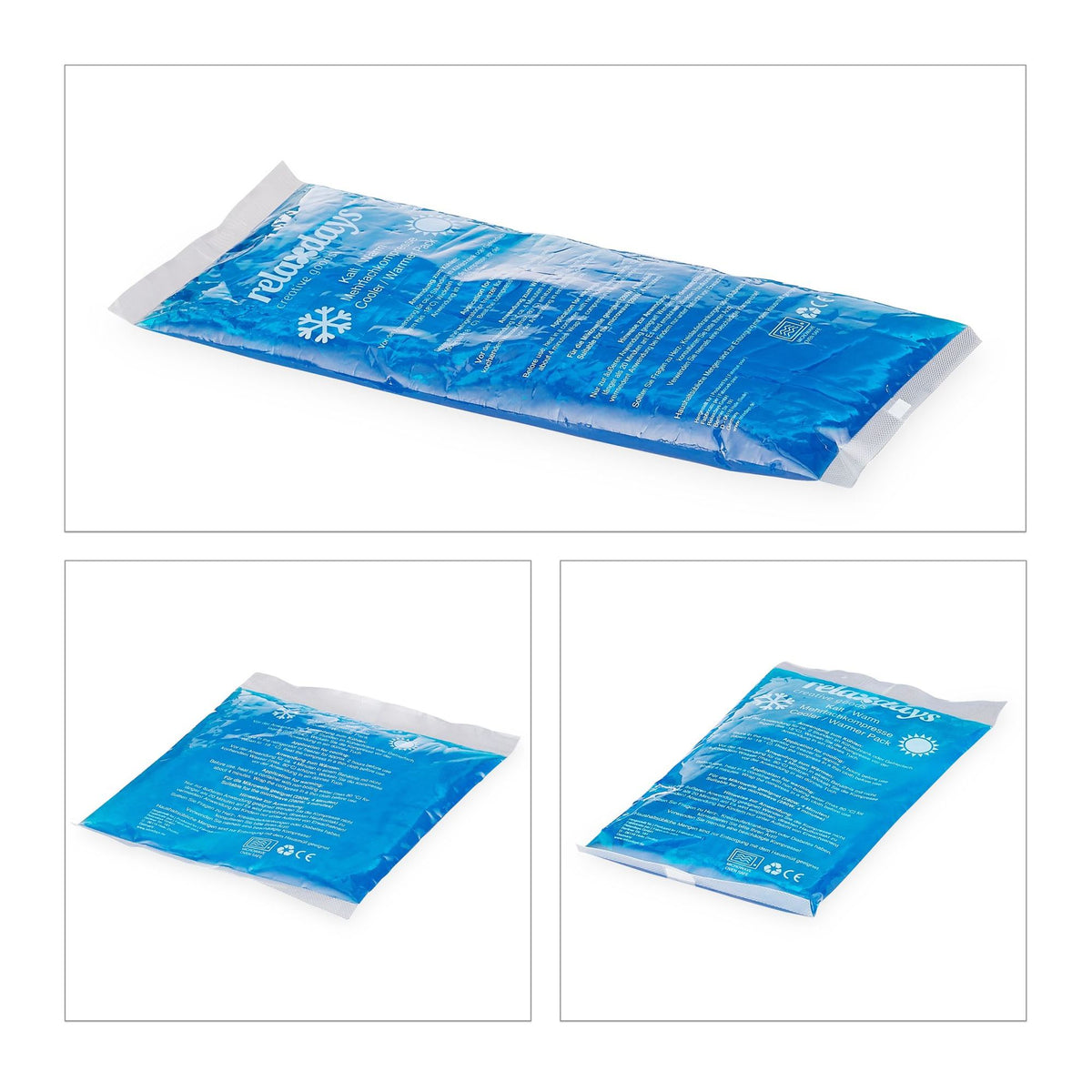 Blue cooling bulbs in a set of 4