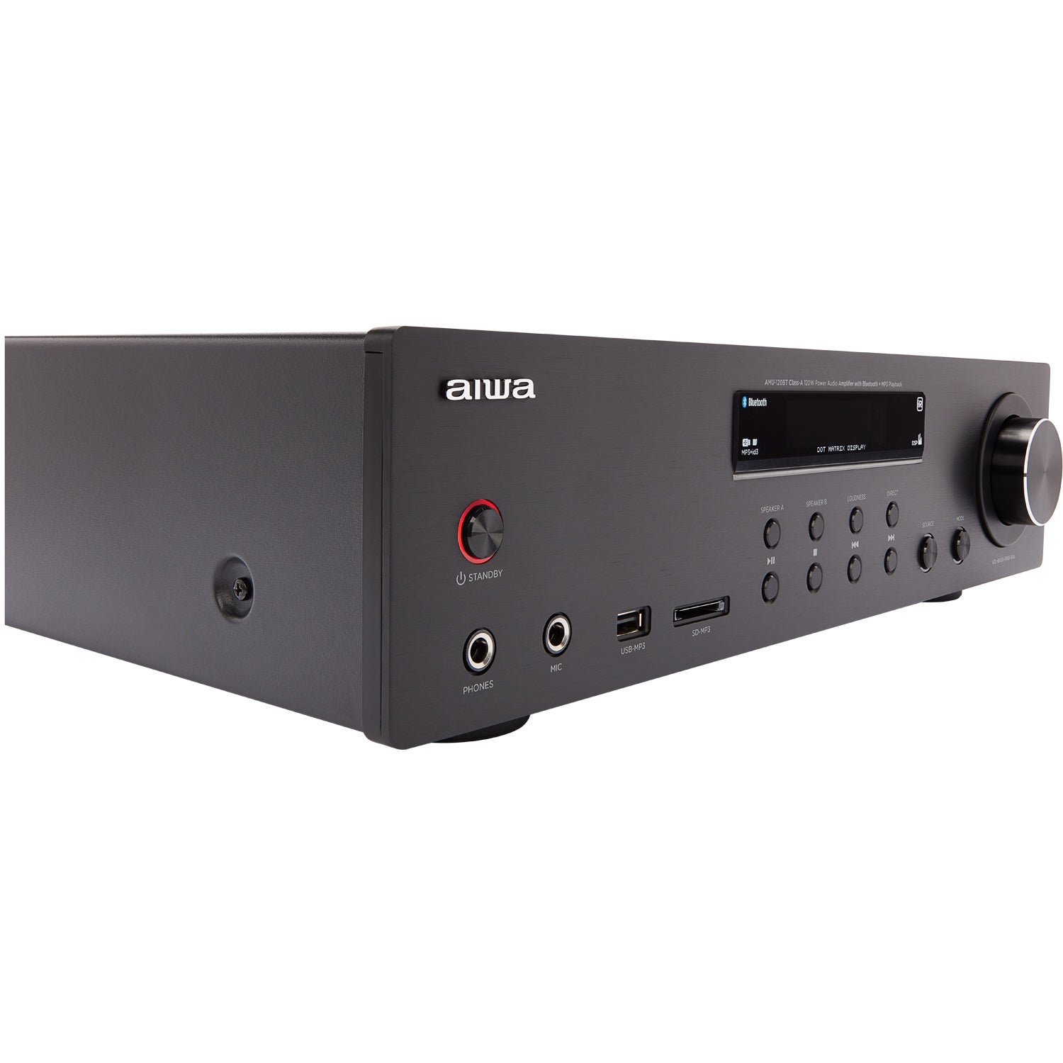 Bluetooth Amplifier, 2x60W RMS, Black