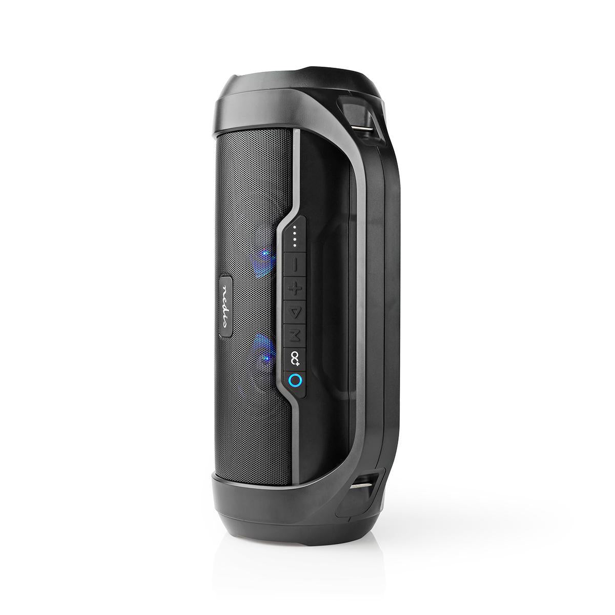 Bluetooth® Party Boombox | 6 hours | 2.0 | 120 W | Media playback: AUX / Micro SD / USB | IPX5 | Syncable | Carrying handle | Party lights | Black