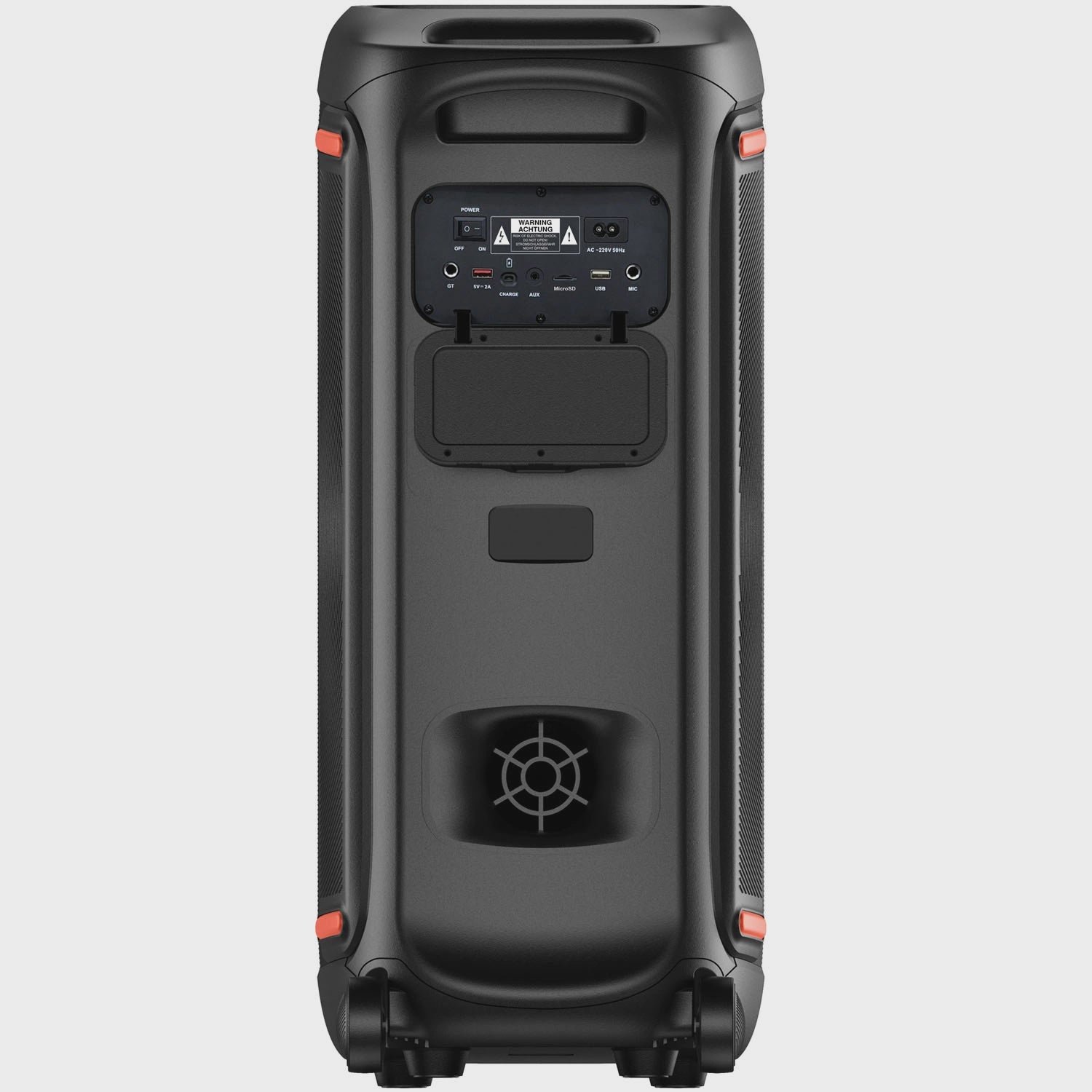 Bluetooth Party Speaker, 2x10" Woofers, 200W, LED Lights