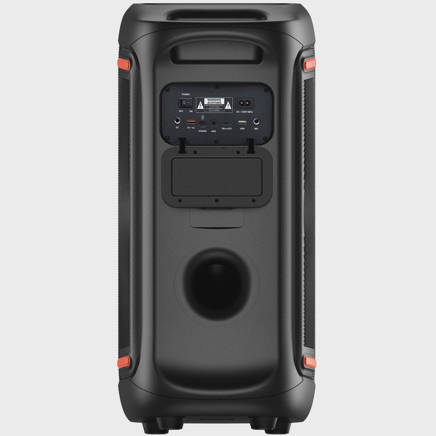 Bluetooth Party Speaker, 2x6.5" Woofers, 100W, LED Lights