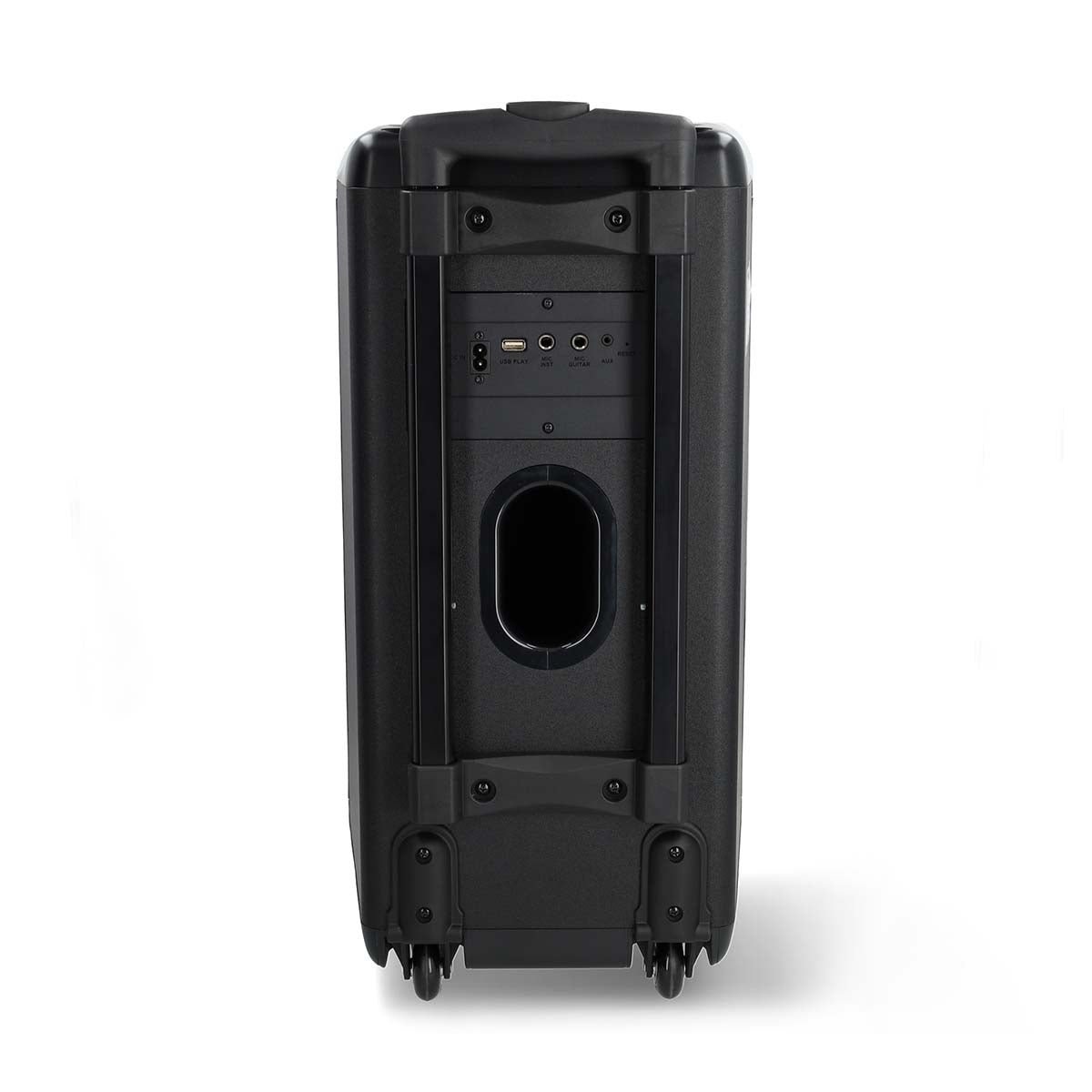 Bluetooth® Party Speaker | Maximum battery play time: 5 hrs | 240 W | Carrying handle | Party lights | Equalizer | Black / Orange
