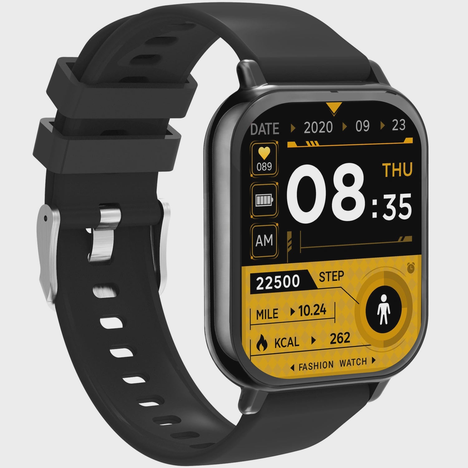 Bluetooth Smartwatch, 1.81" TFT, IP65, Heart Rate Sensor