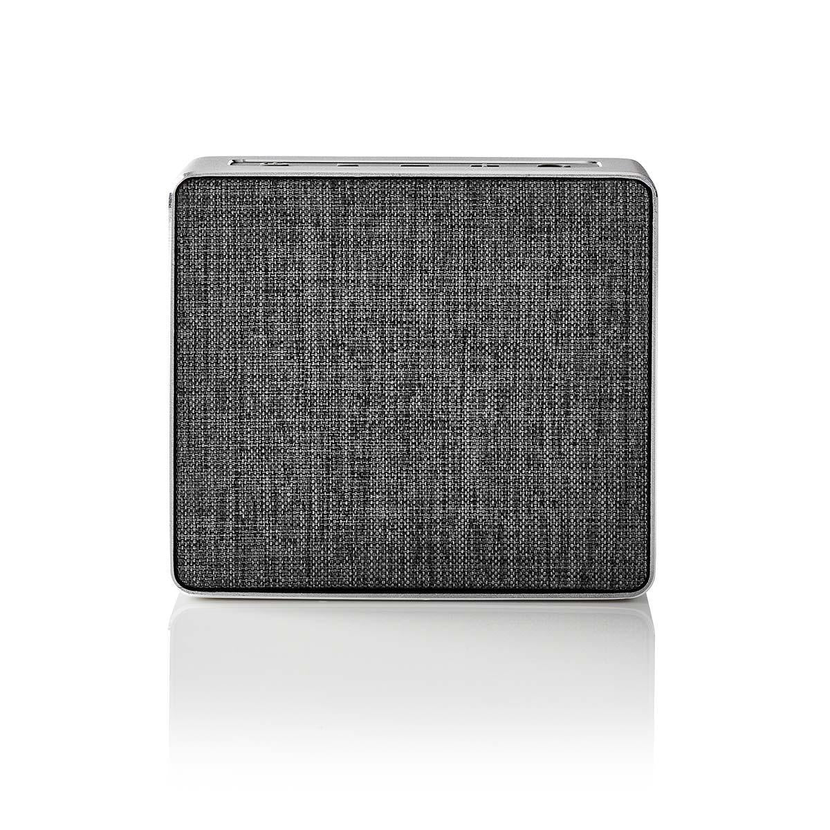 Bluetooth® Speaker | Maximum battery life: 4 hours | Handheld design | 15 W| Stereo | Built-in microphone | Gray