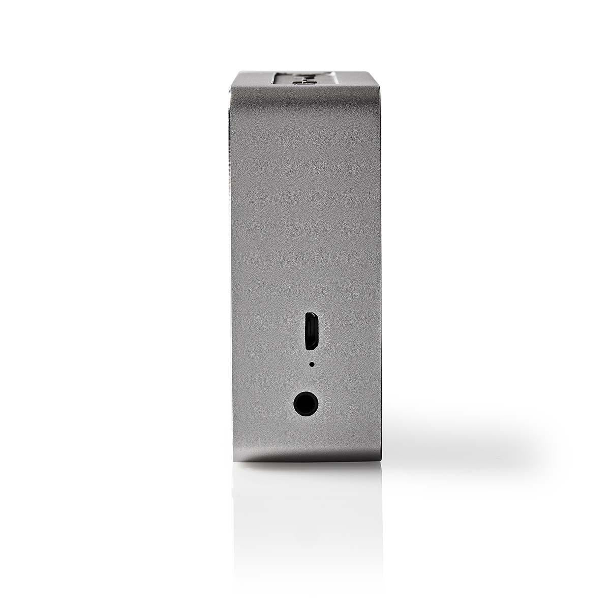 Bluetooth® Speaker | Maximum battery life: 4 hours | Handheld design | 15 W| Stereo | Built-in microphone | Gray