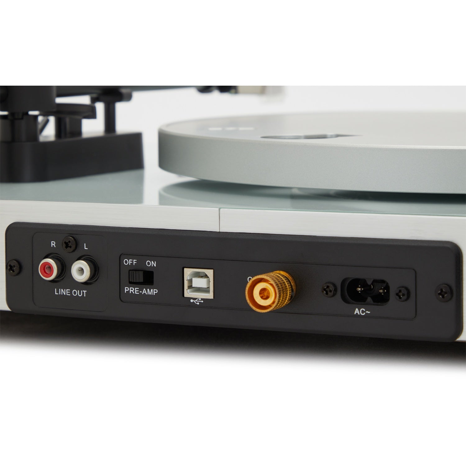 Bluetooth Turntable with USB Recording, 2 Speeds