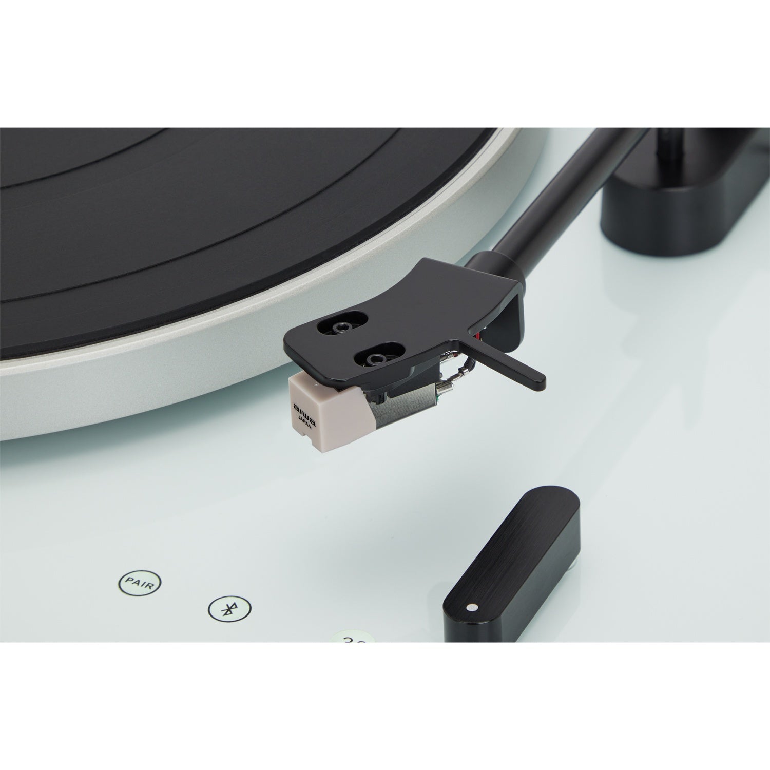 Bluetooth Turntable with USB Recording, 2 Speeds