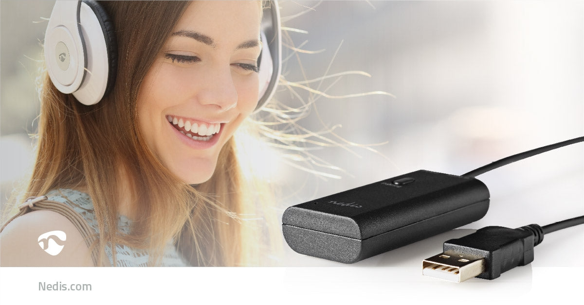 Bluetooth® transmitter | Connection input: 1x 3.5 mm | AptX™ Low latency / AptX™ / SBC | Up to 2 Devices | Black