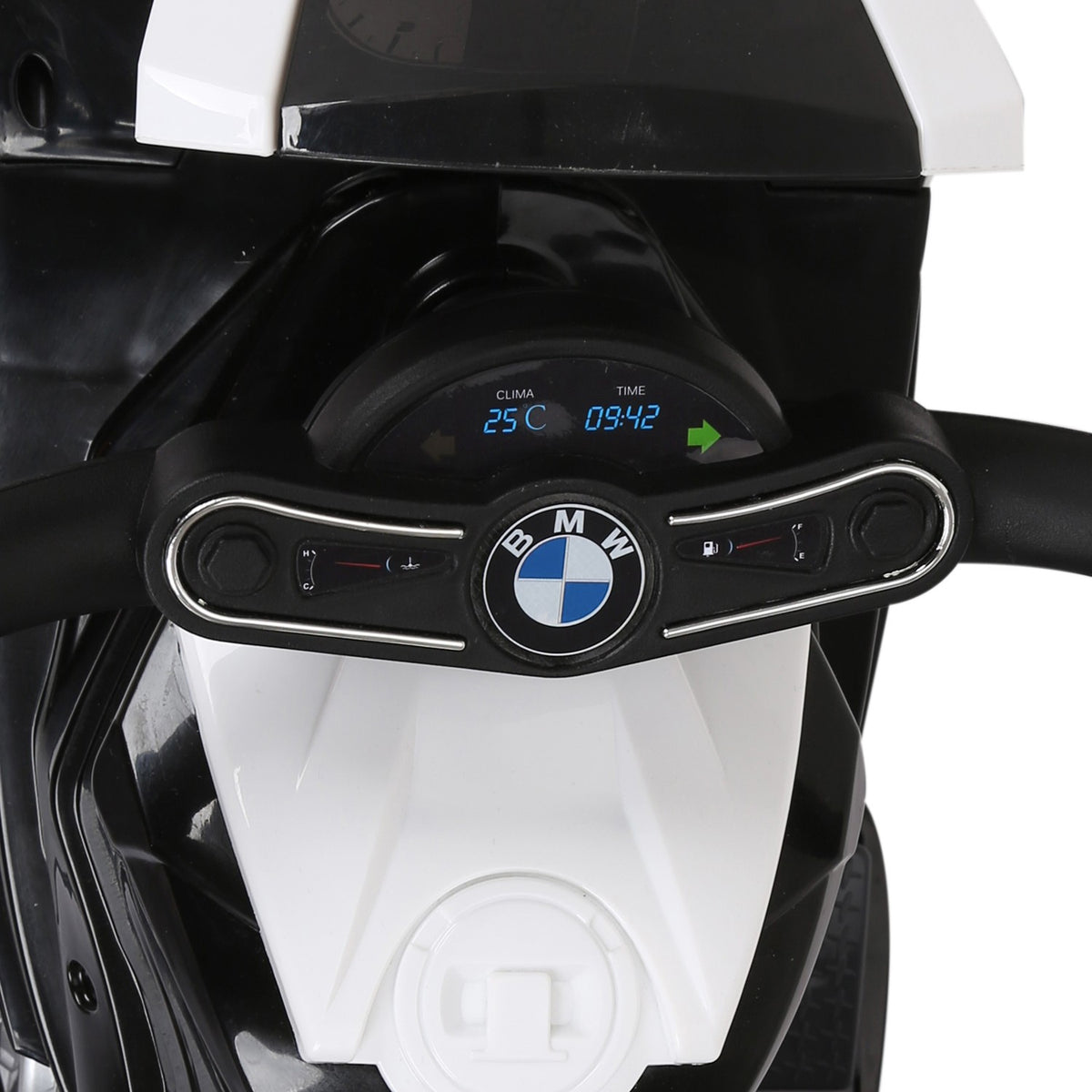 Bmw S1000Rr Licensed Electric Children'S Motorcycle Children'S Vehicle With Battery, Tricycle, Steel, Black, 66X37X44 Cm