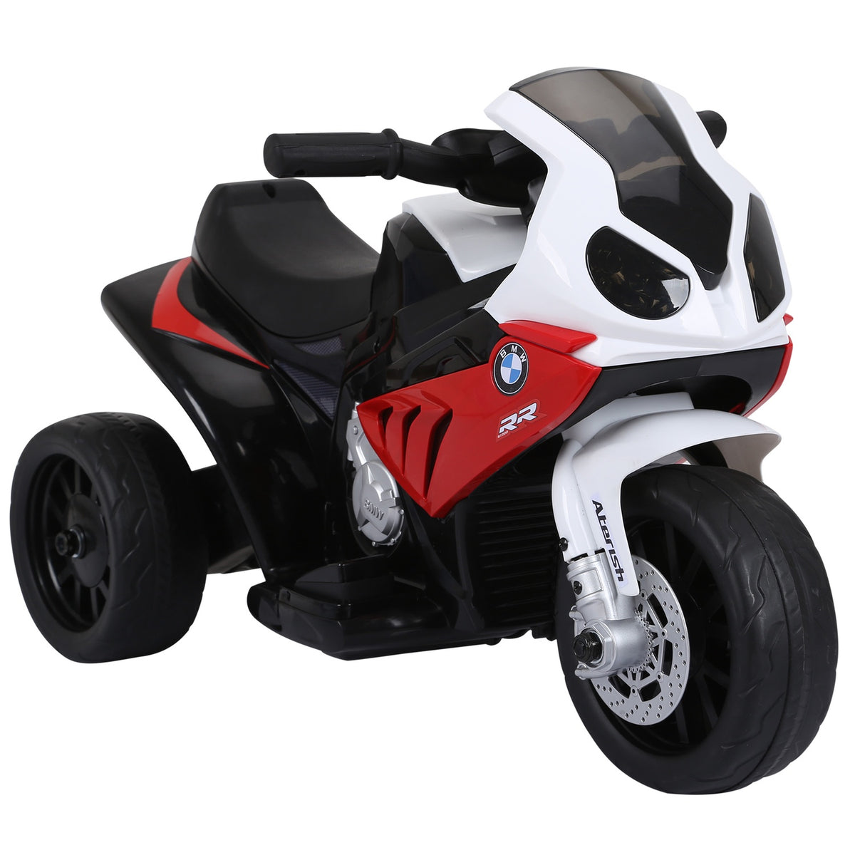 Bmw S1000Rr Licensed Electric Tricycle Children'S Motorcycle With Battery, Children'S Vehicle, Steel, Red, 66X37X44 Cm