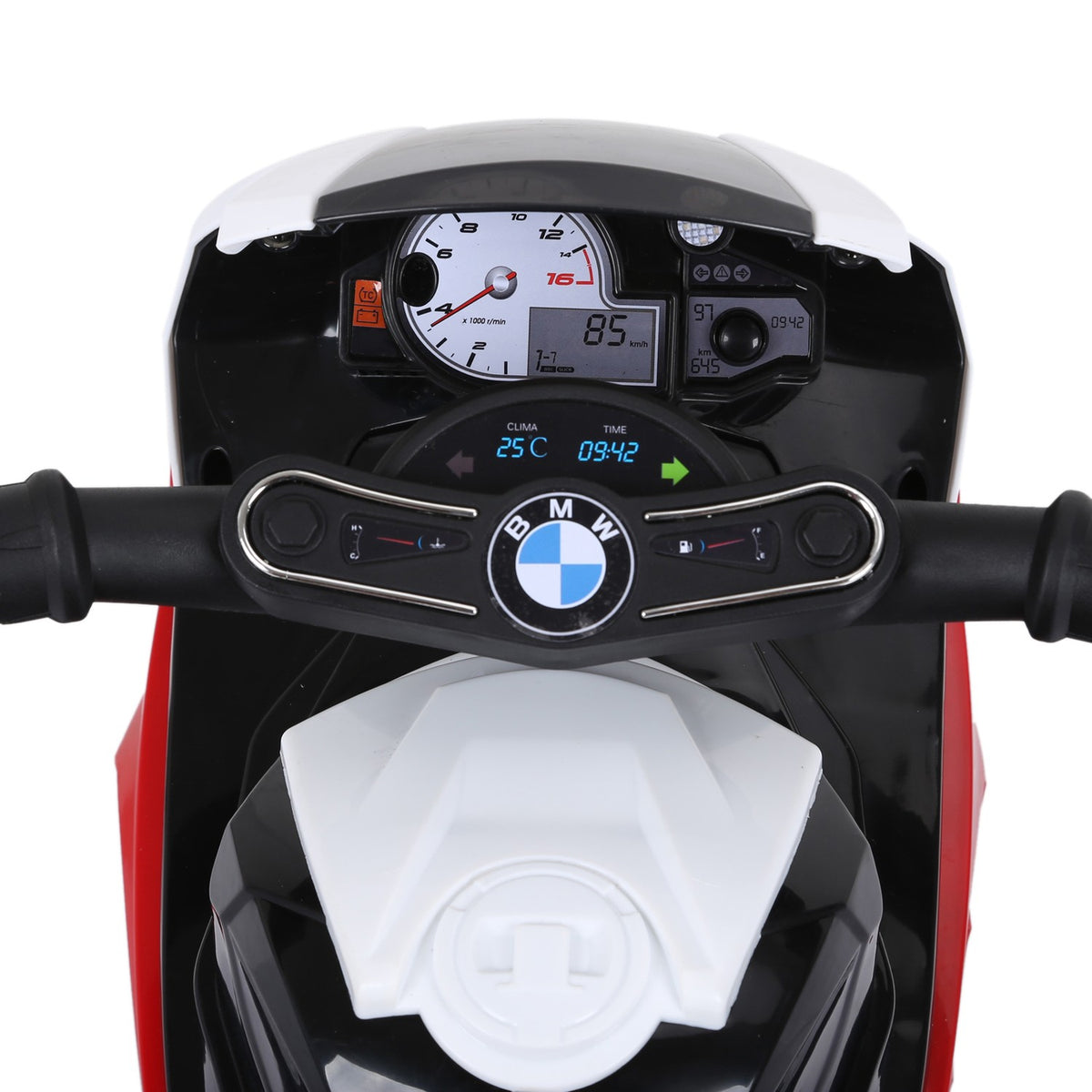 Bmw S1000Rr Licensed Electric Tricycle Children'S Motorcycle With Battery, Children'S Vehicle, Steel, Red, 66X37X44 Cm