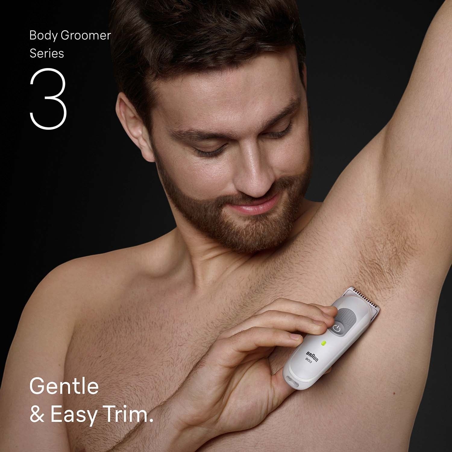 Body Groomer, Gentle Grey, Cordless Use