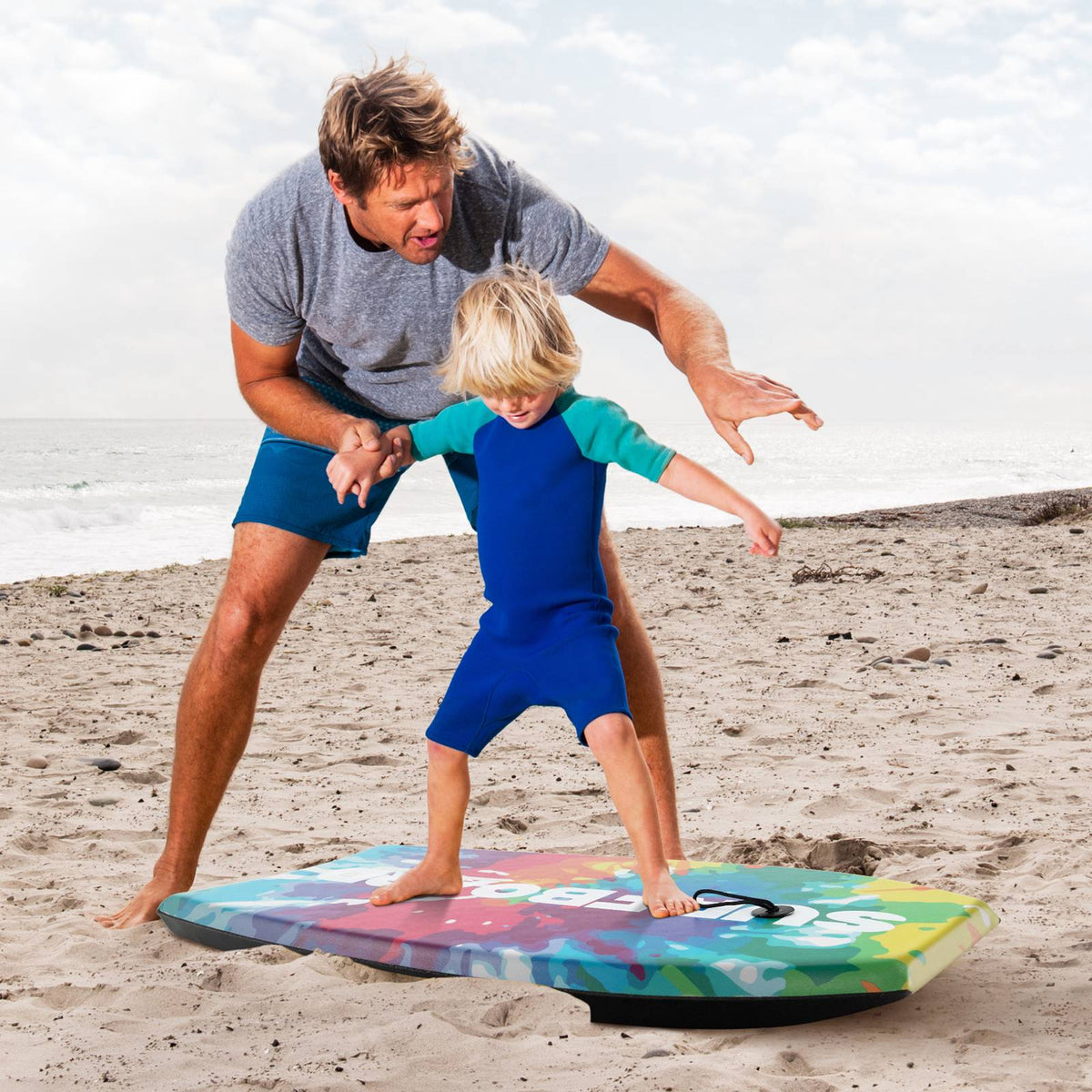 Bodyboard Boogie Board 33–41 Inch, EPS Core, Wrist Leash