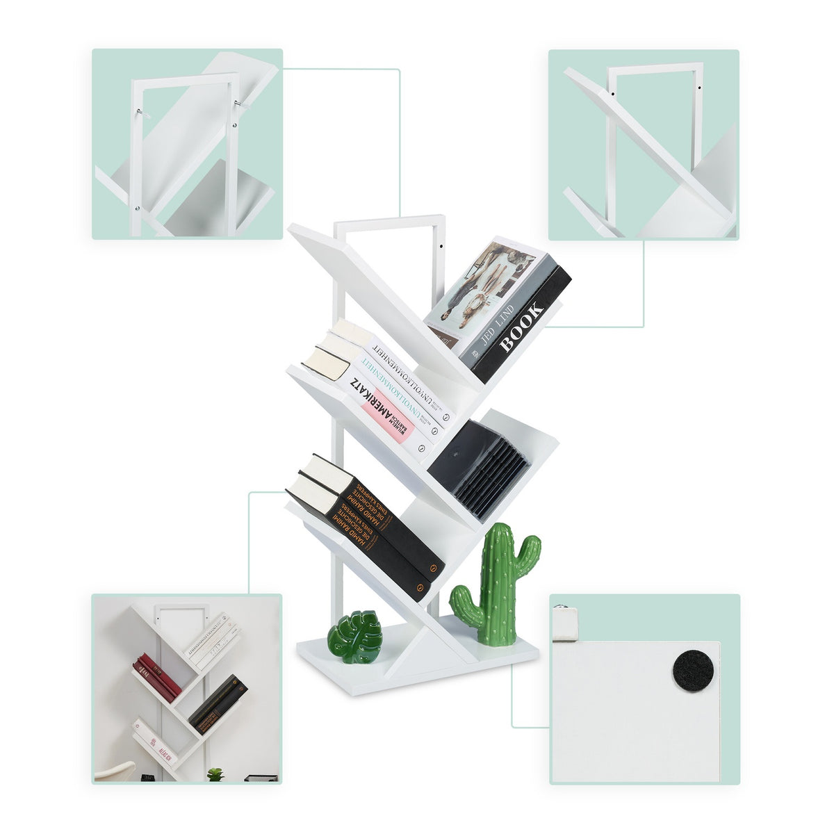 Bookcase 4 compartments