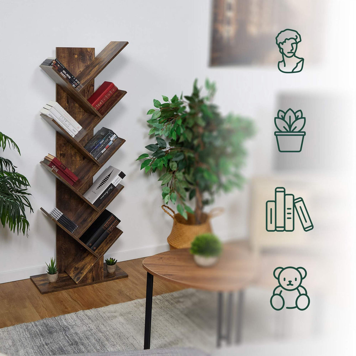 Bookcase 9 levels
