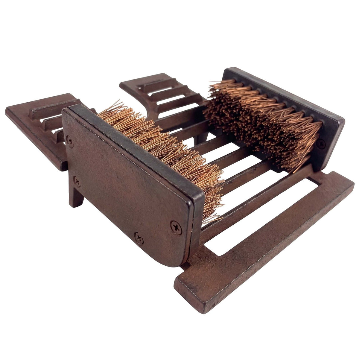 Boot Scraper, Cast Iron Grate With Built-In Boot Jack