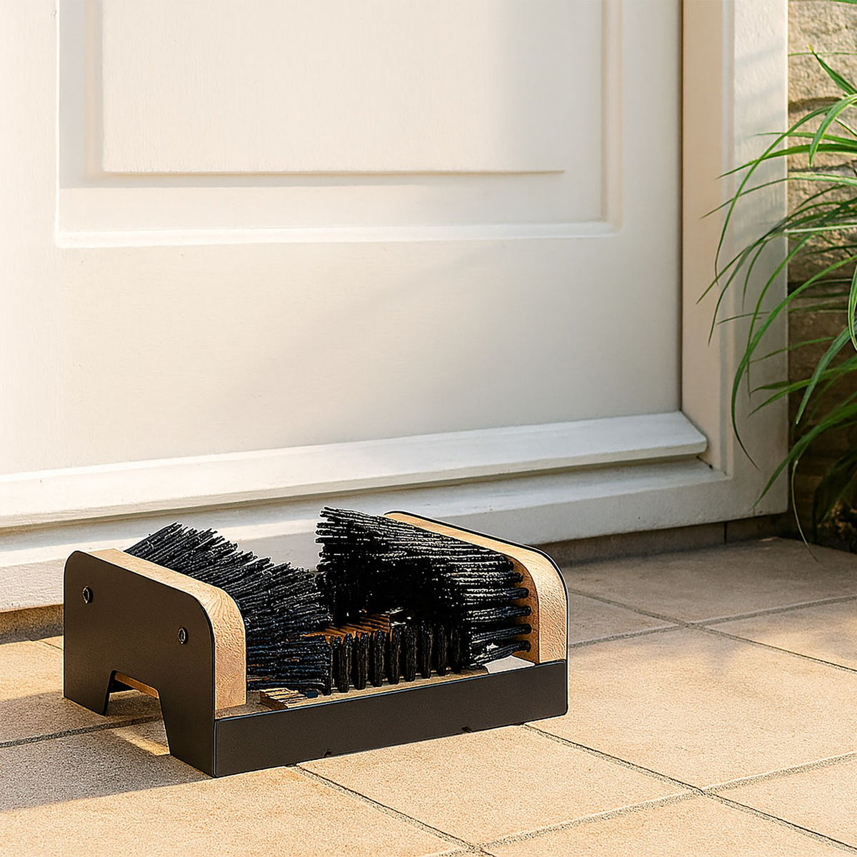 Boot Scraper with All-Round Brushes for Outdoor Cleaning