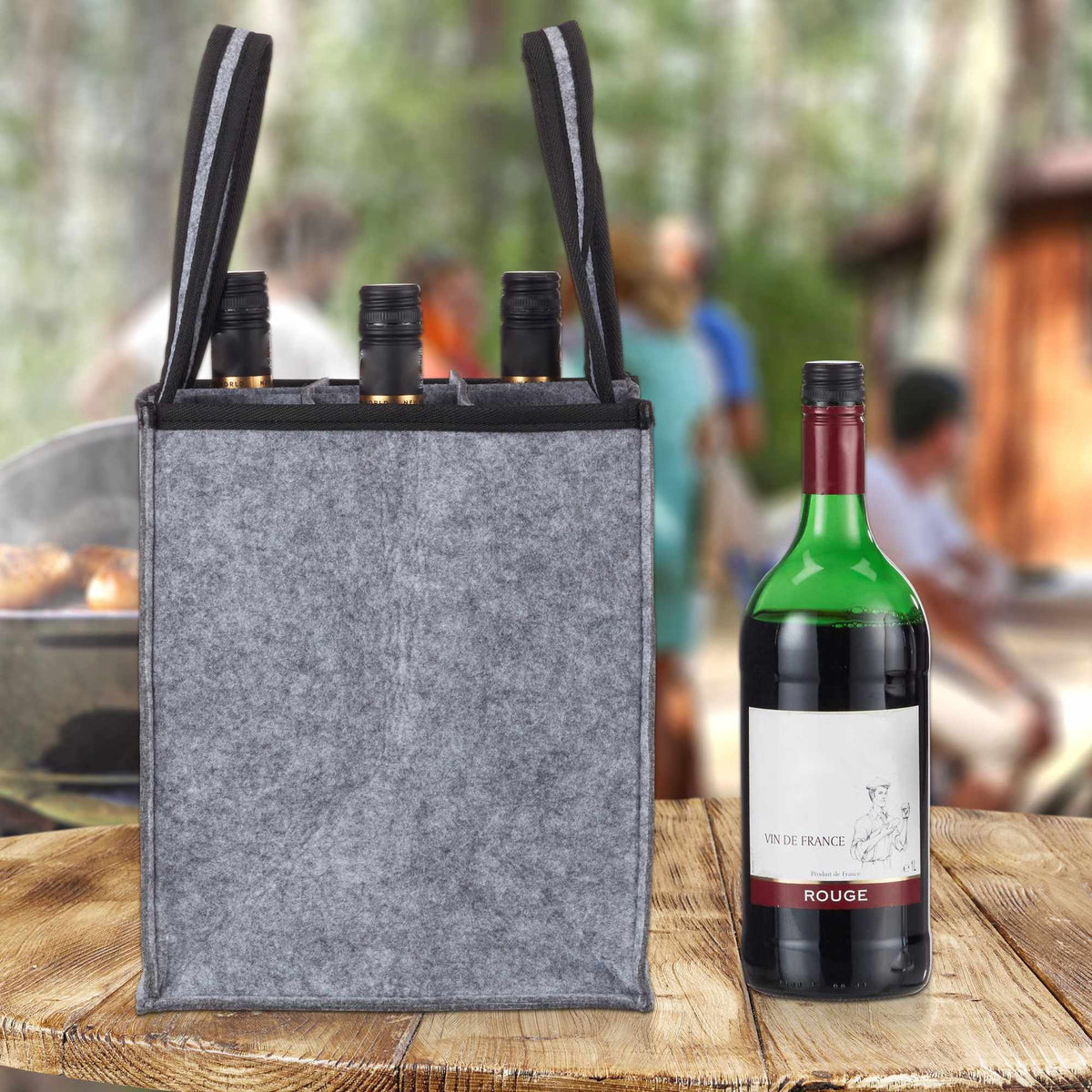 Bottle bag for 9 bottles Felt