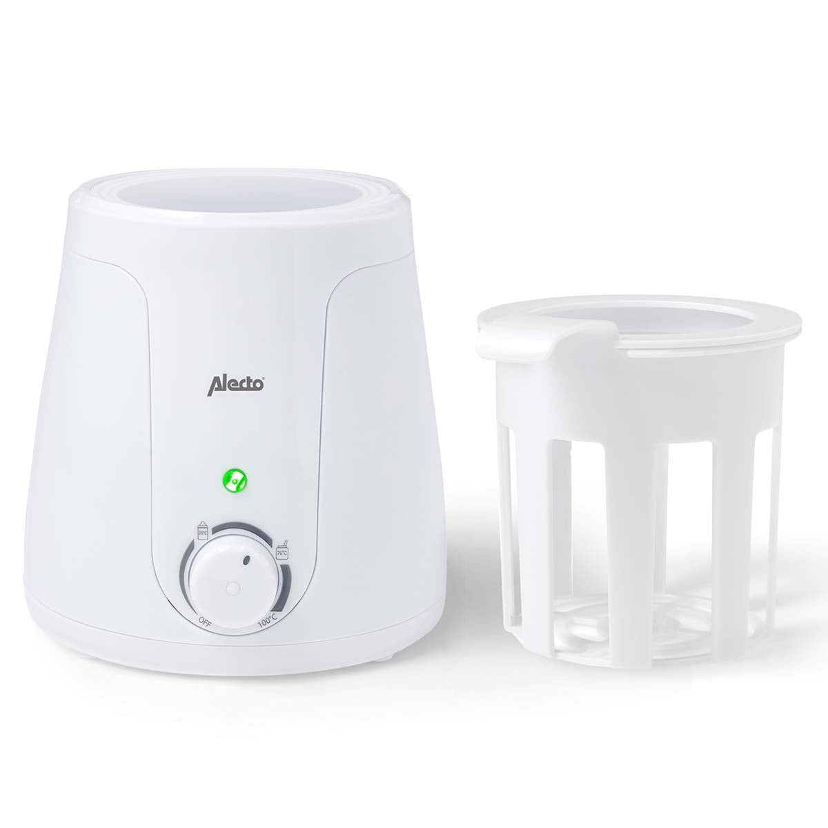 Bottle warmer white