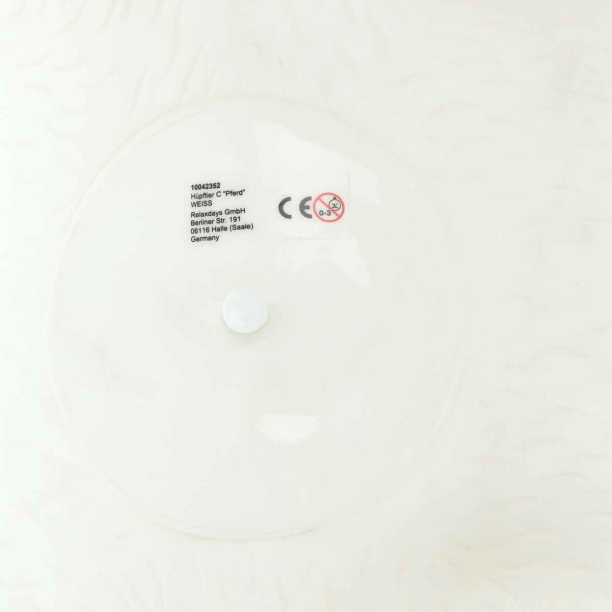 Bouncing animal Horse in white