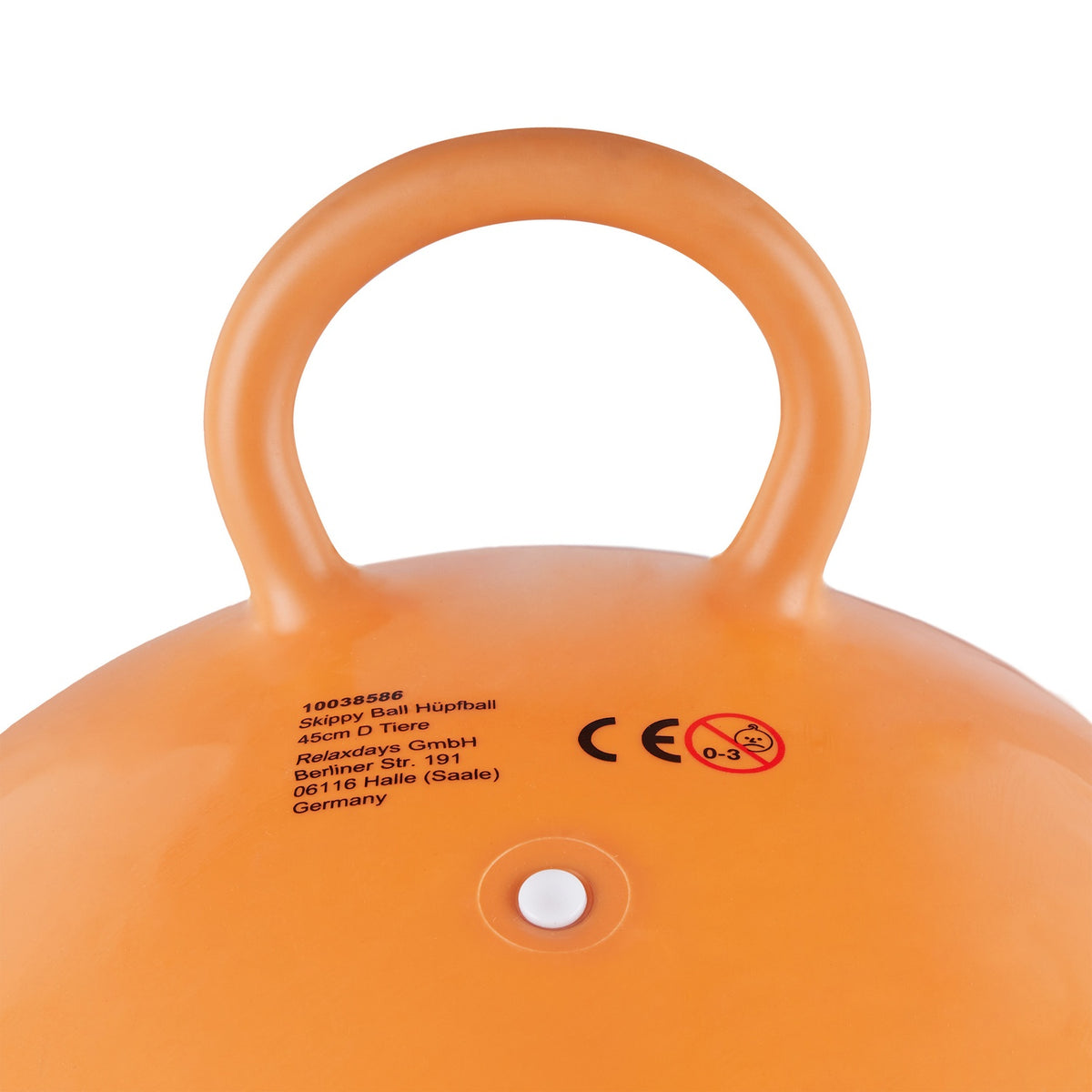 Bouncy ball for children with animal motifs