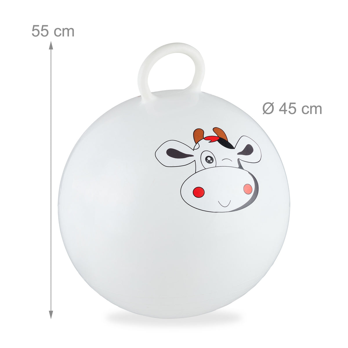 Bouncy ball for children with animal motifs