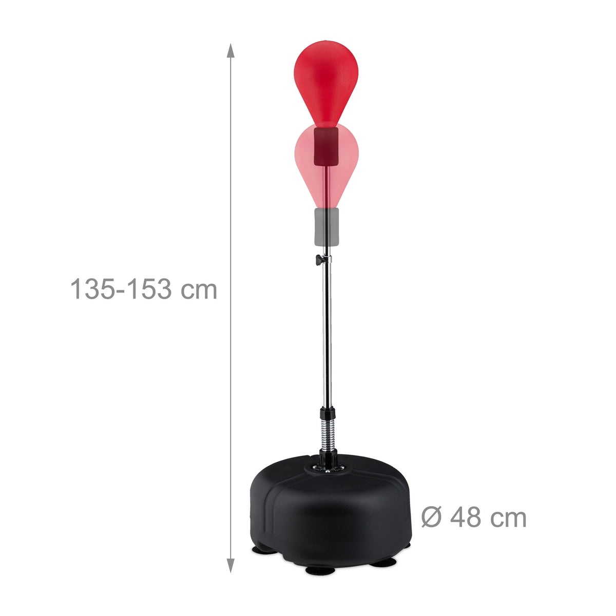 Boxing ball on stand