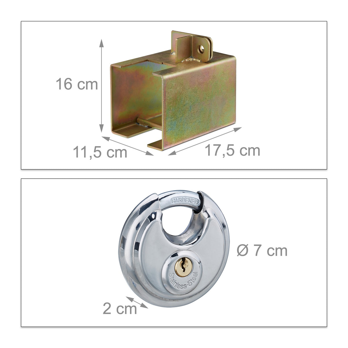 Box lock trailer