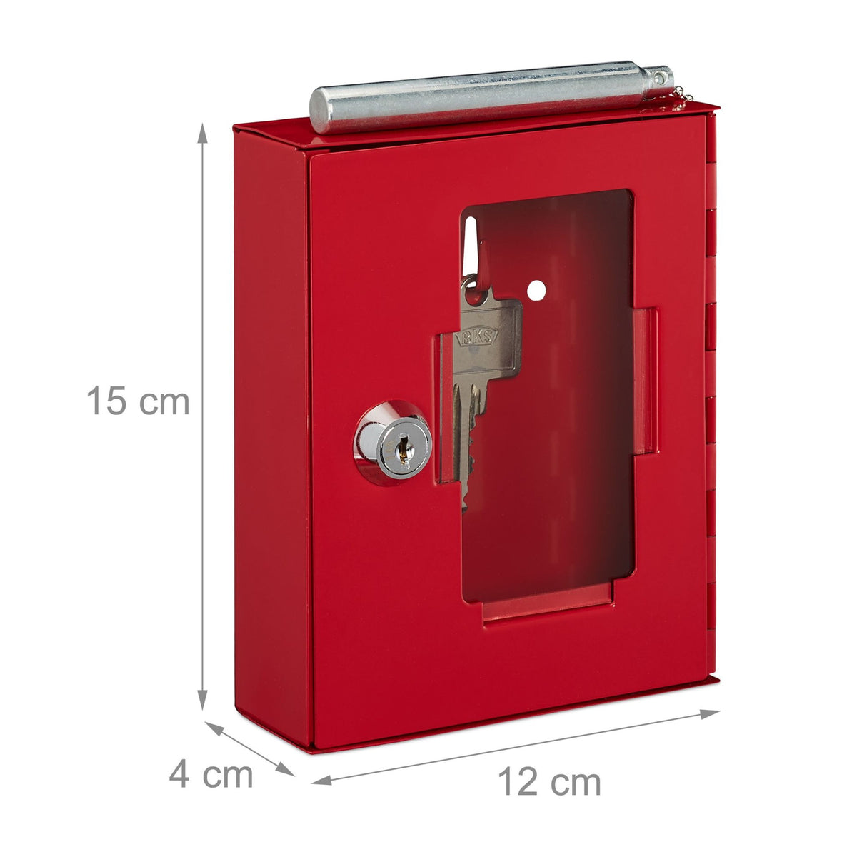 Box with 2 emergency keys