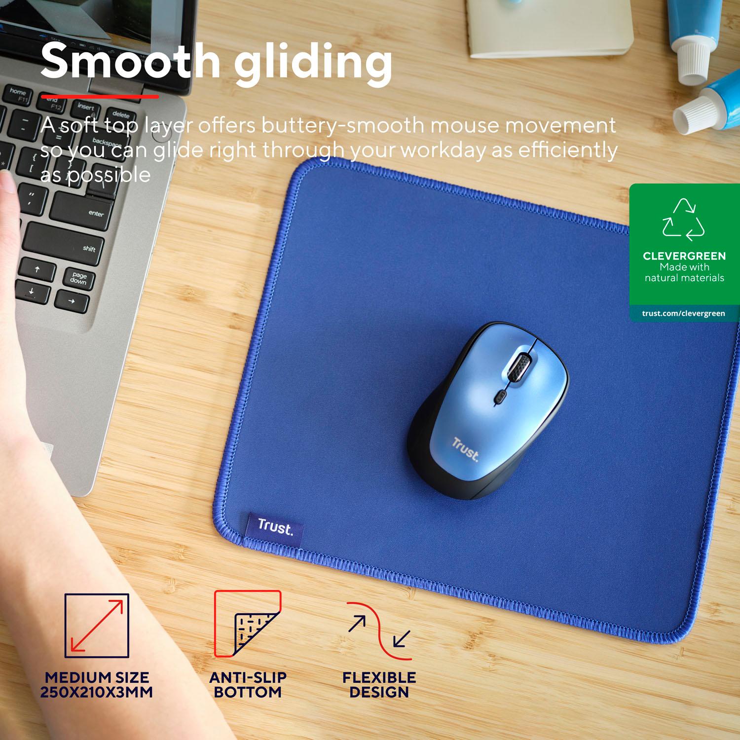 Boye Mousepad made of 100% recycled material Eco Blue