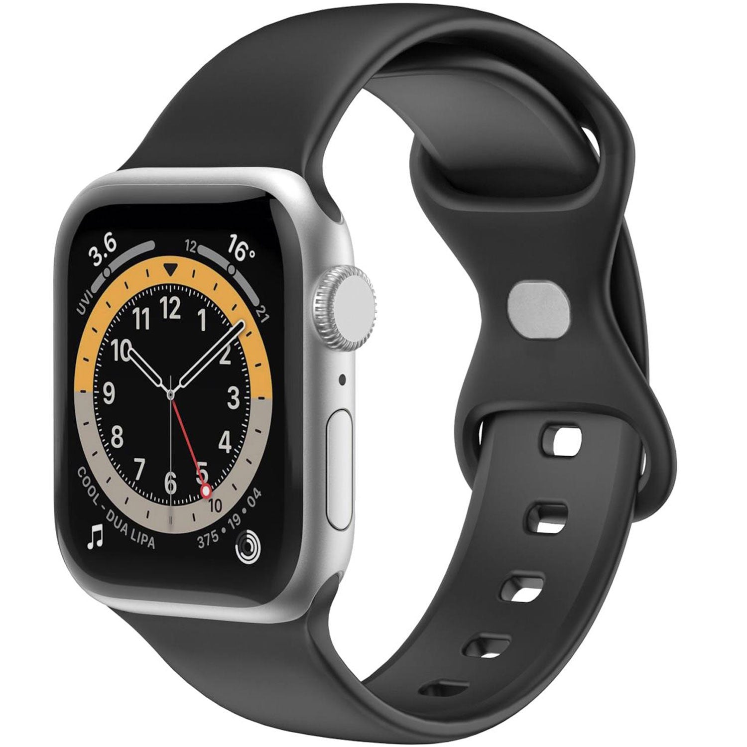 Bracelet for Apple Watch 38/40/41mm Silicone Black