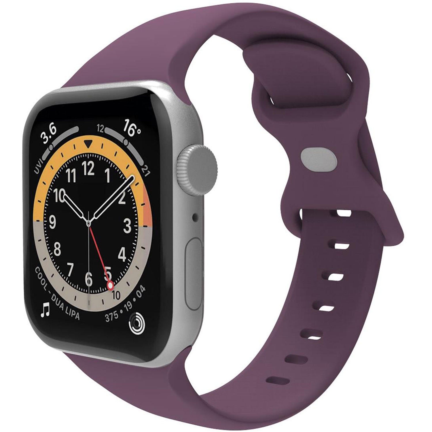 Bracelet for Apple Watch 38/40/41mm Silicone Purple