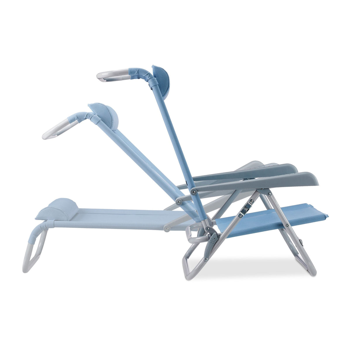 Brass chair with neck pillow