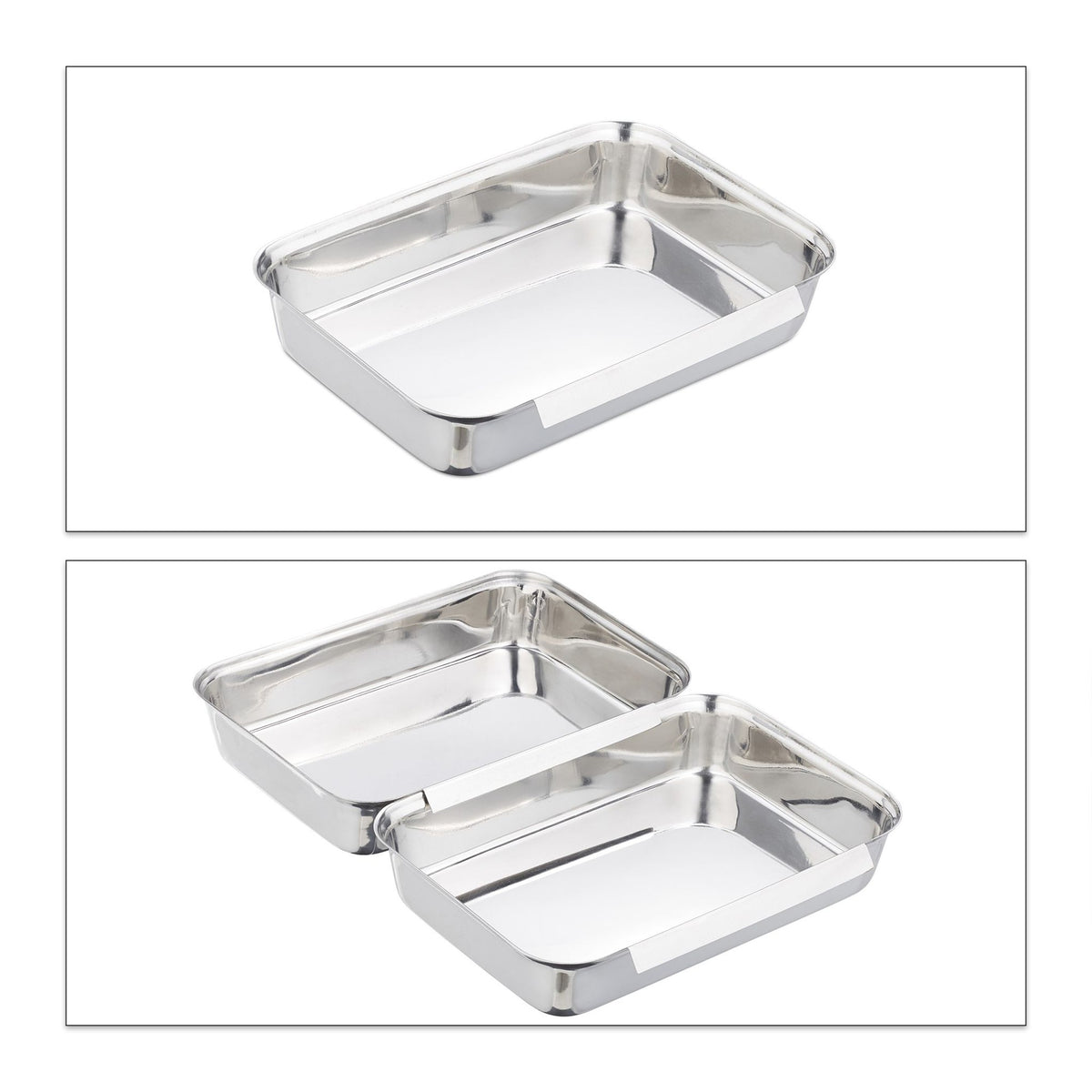 Breading Tray Set Stainless Steel