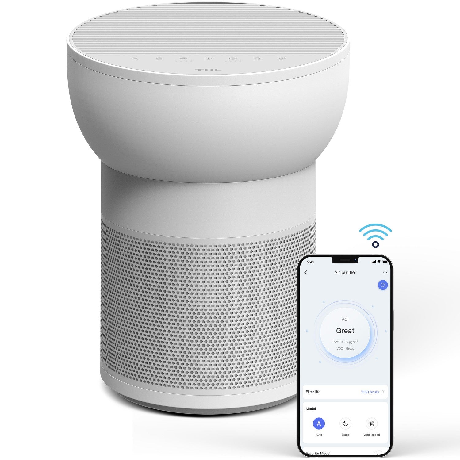 Breeva A2WW Air Purifier 200m3 Wifi GA CADR