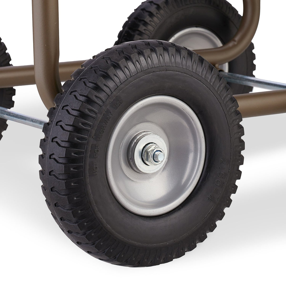 Brown Steel Hose Trolley