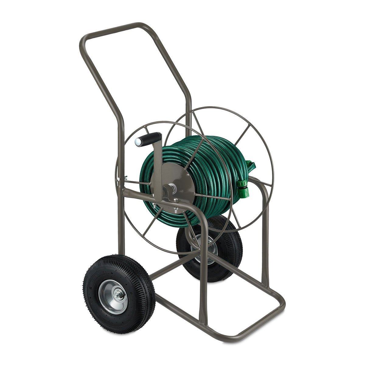 Brown hose cart
