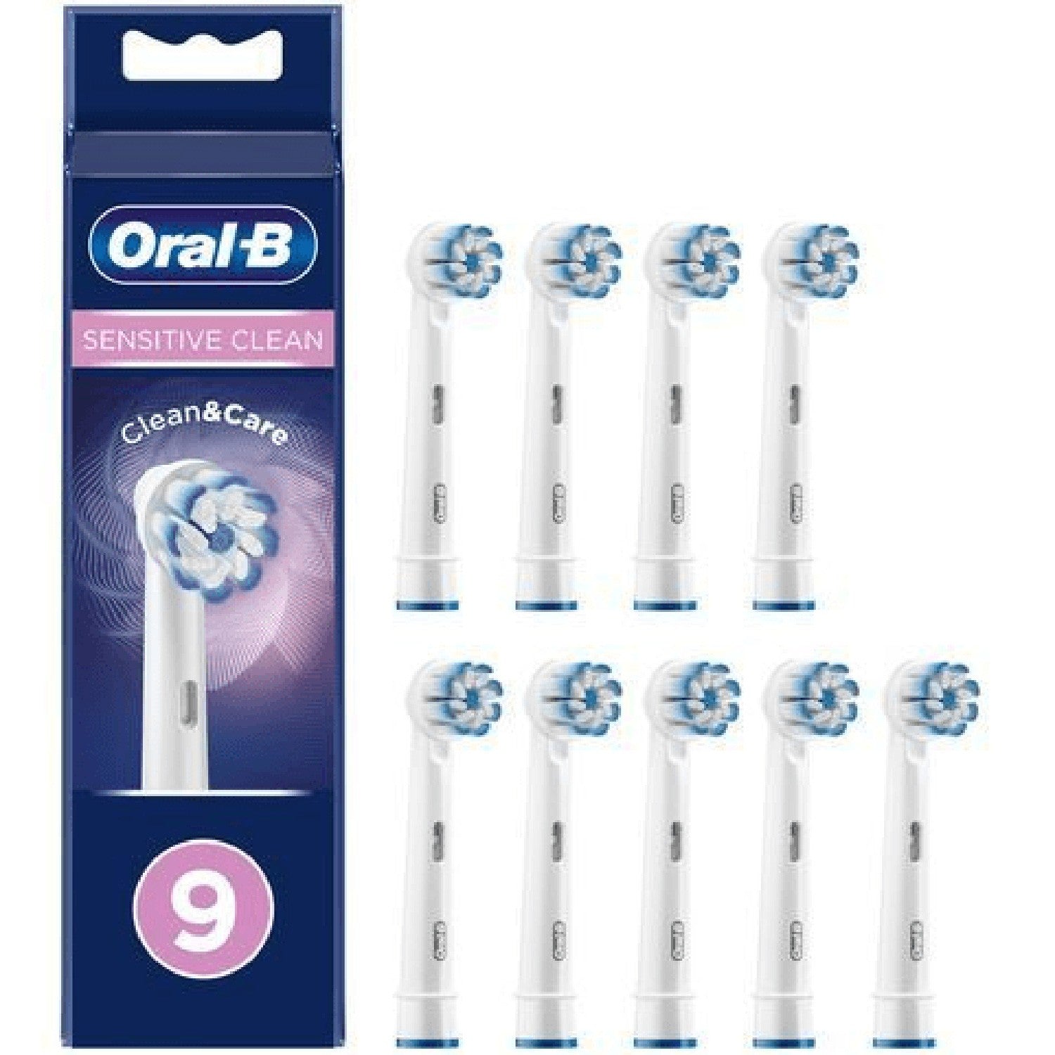 Brush head Sensitive Clean & Care 3+3+3pcs