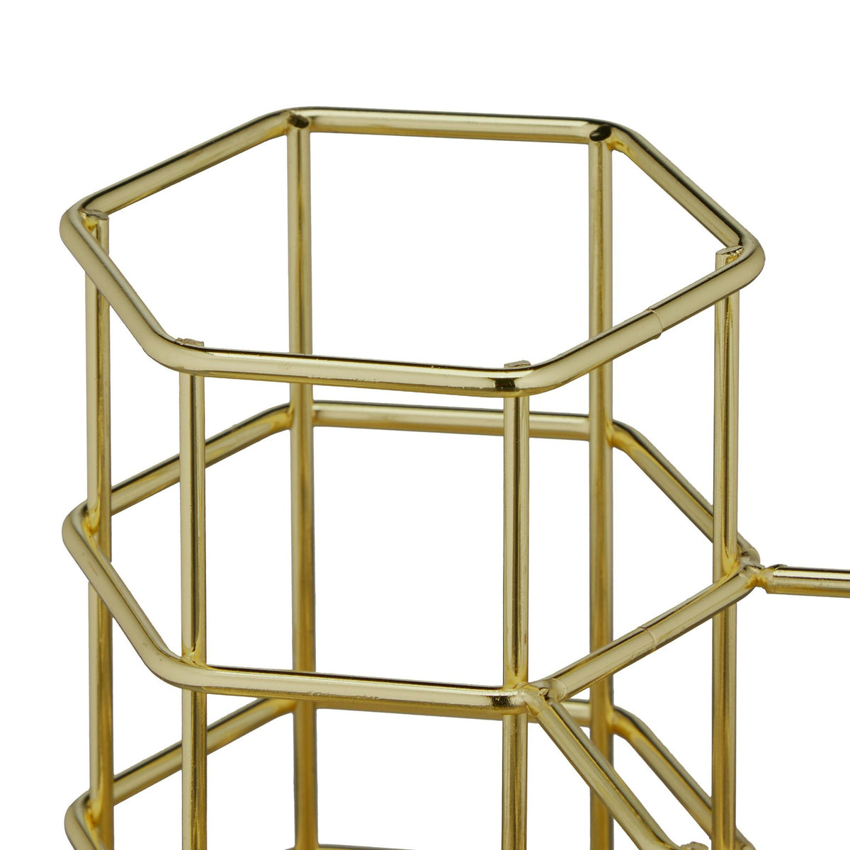 Brush holder with 3 compartments