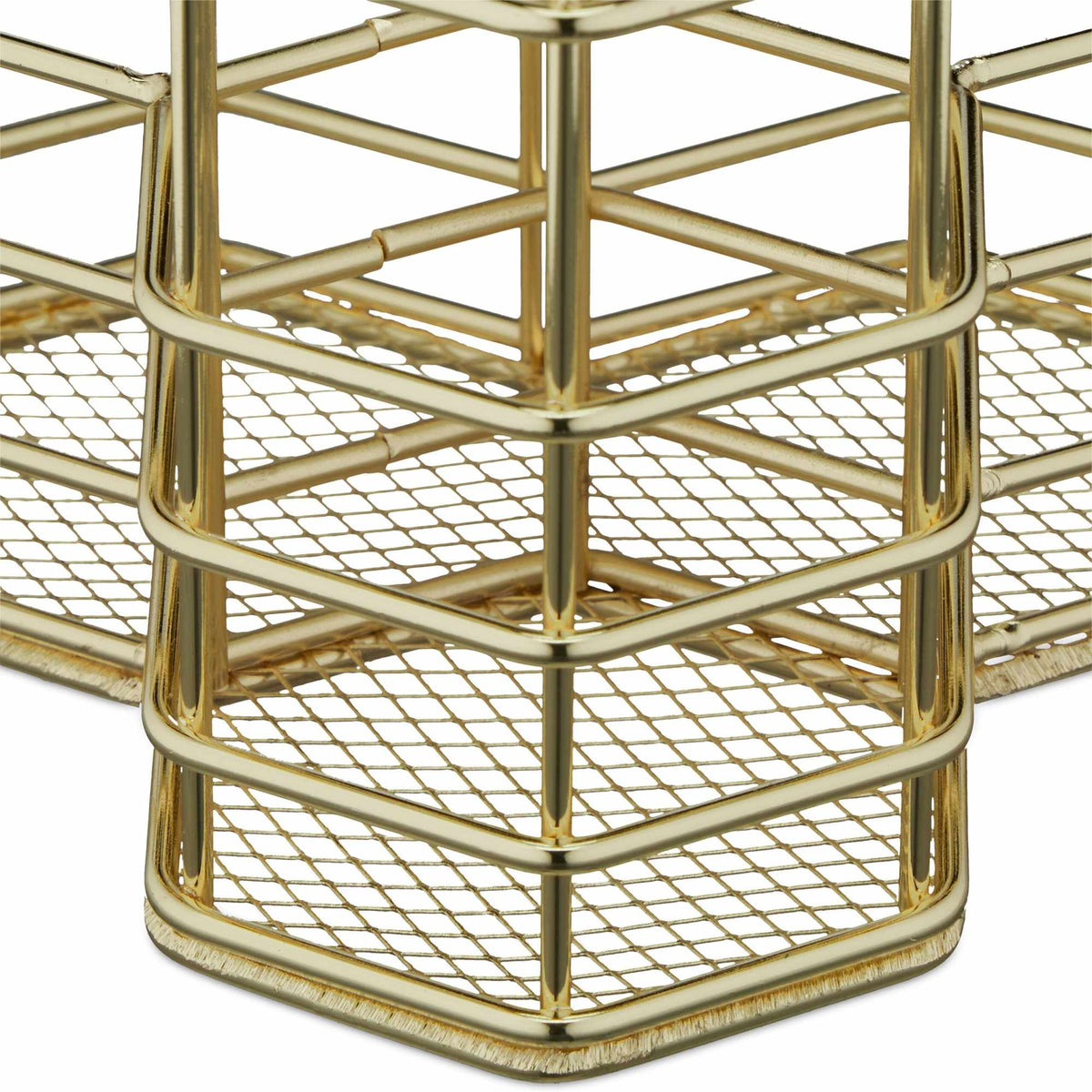 Brush holder with 3 compartments