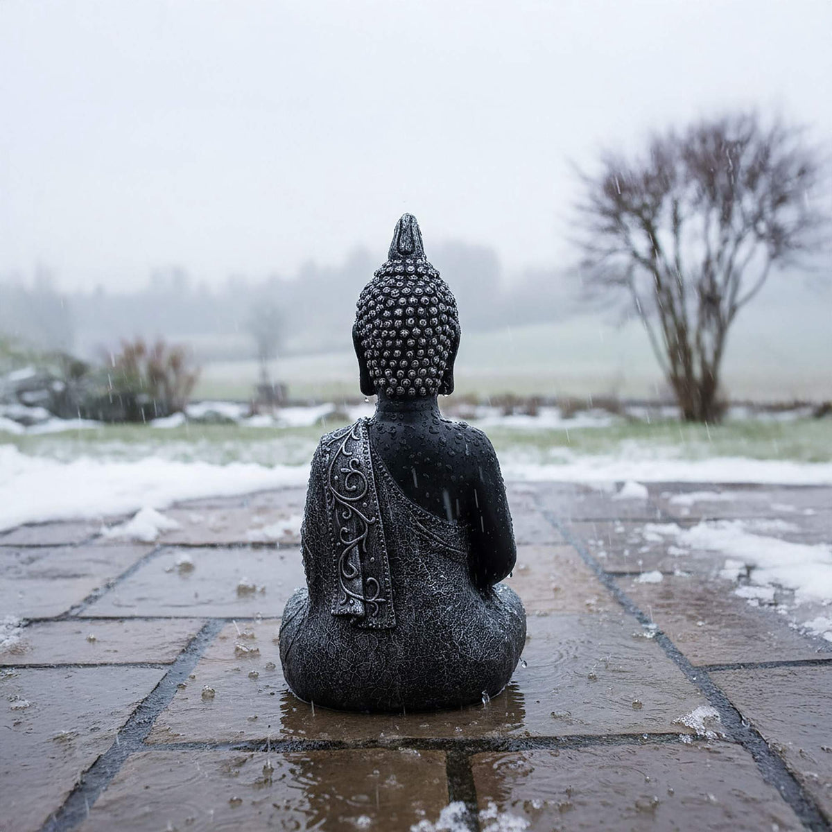 Buddha Statue 45cm – Zen Indoor/Outdoor Decor