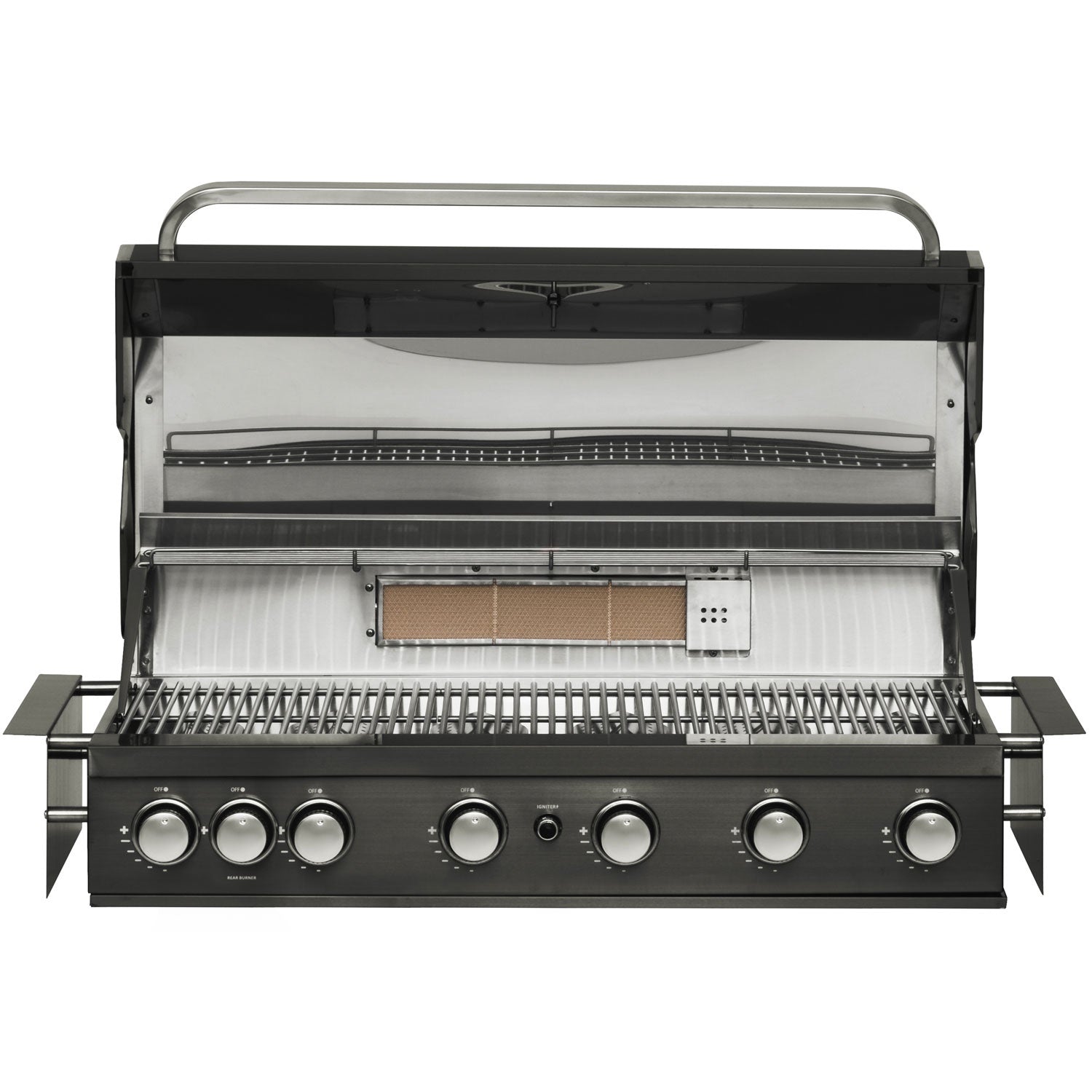 Built-In Gas Grill, 6 Burners, Stainless Steel, 95x46 cm