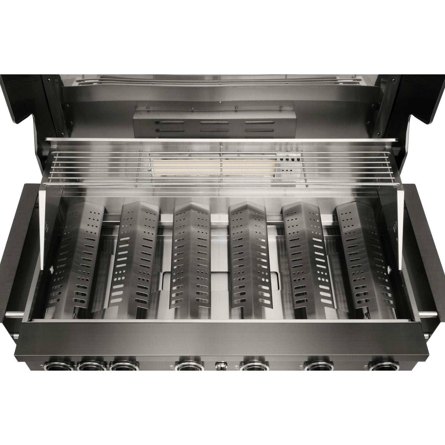 Built-In Gas Grill, 6 Burners, Stainless Steel, 95x46 cm