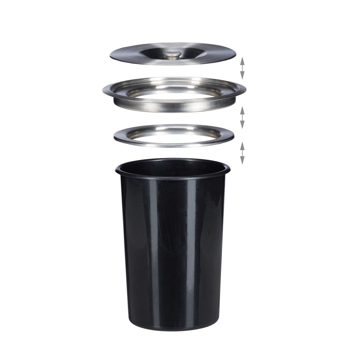 Built-in trash can for worktop